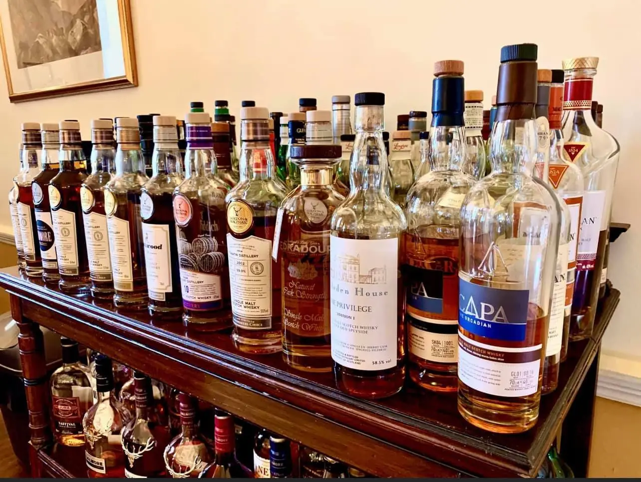 Culloden House Whisky Selection